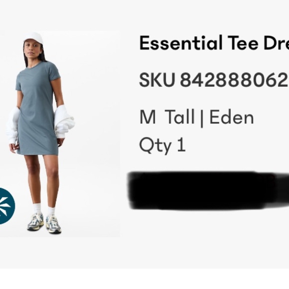 Athleta Eden Essential Tee Dress